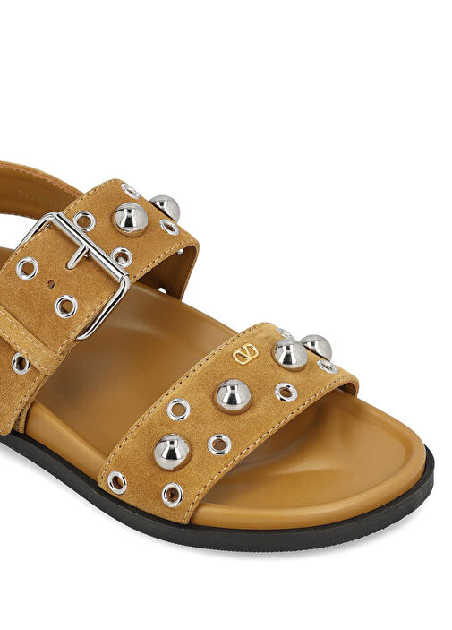 Taba Kadın Deri Sandalet - Görsel 5