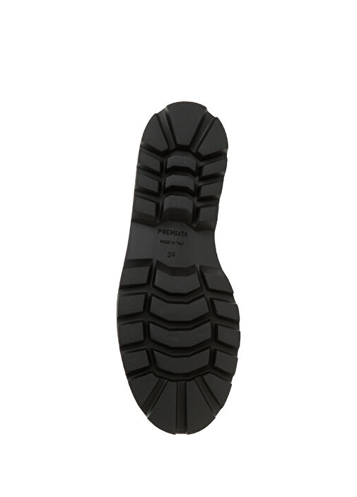 Buffy Siyah Kadın Deri Loafer - Görsel 6