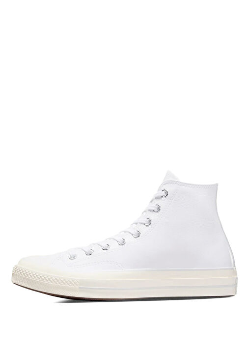 Chuck 70 Beyaz Kadın Deri Sneaker - Görsel 4