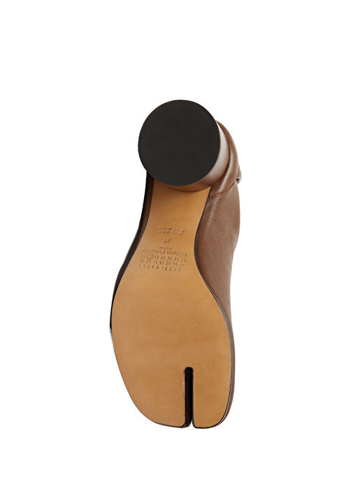Tabi Kahverengi Kadın Deri Bot - Görsel 6