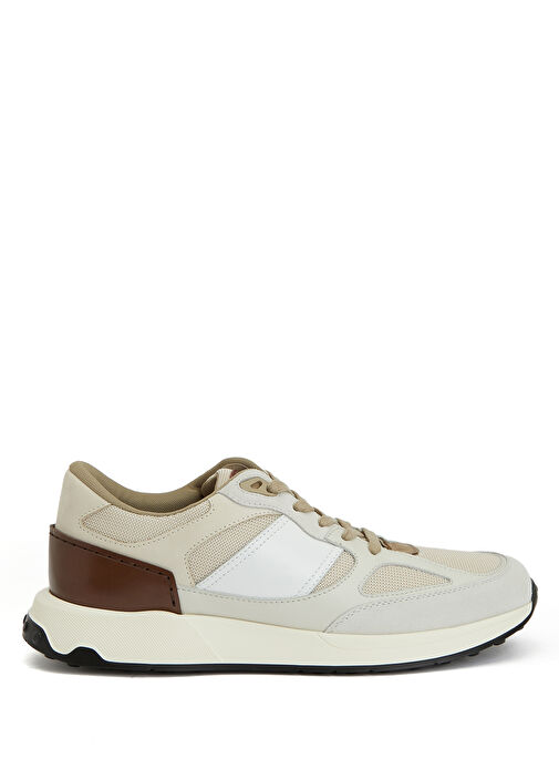 Bej Logo Detaylı Erkek Sneaker - Görsel 2