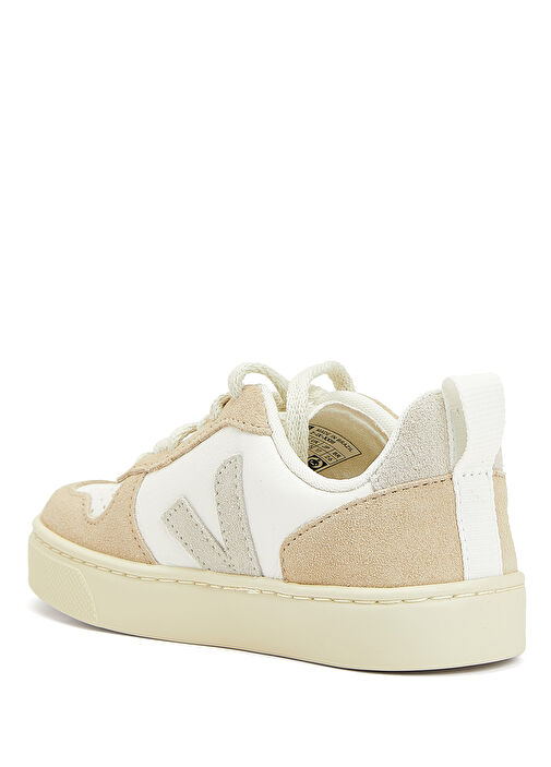 Small V-10 Laces Beyaz Deri Unisex Çocuk Sneaker - Görsel 4
