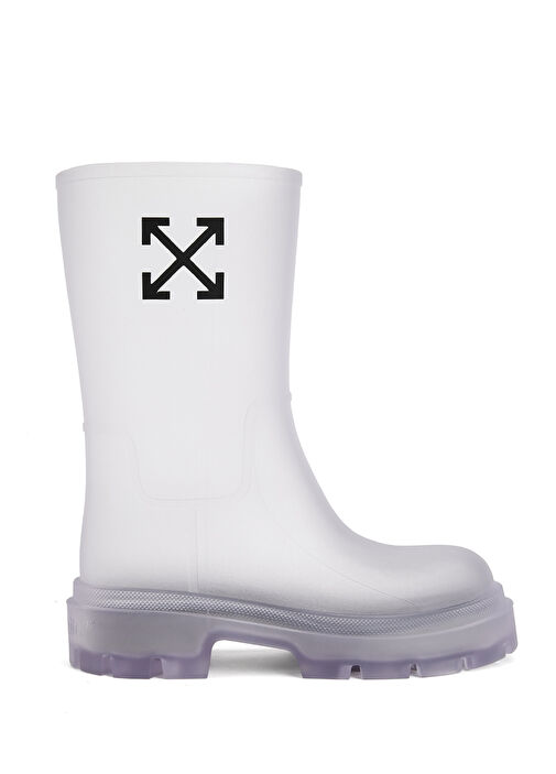 Beyaz Kadın Çizme - Görsel 2
