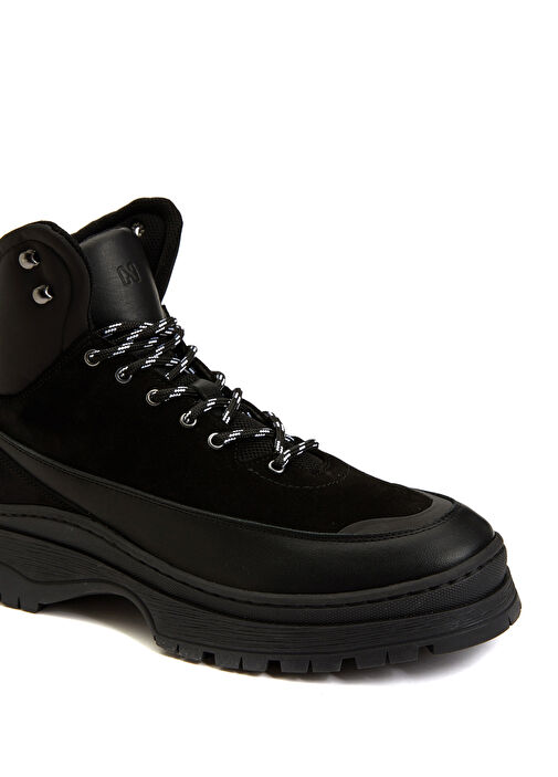 Siyah Erkek Deri Bot - Görsel 9