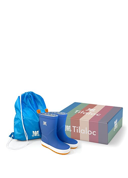 Tilaloc Azure Blue Unisex Çocuk Yağmur Çizmesi - Görsel 4