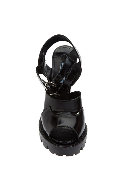 Beymen Reborn Beymen Reborn Siyah Prada Topuklu Ayakkabı Basketbol Ayakkabıları | Beymen Siyah - 5. görsel