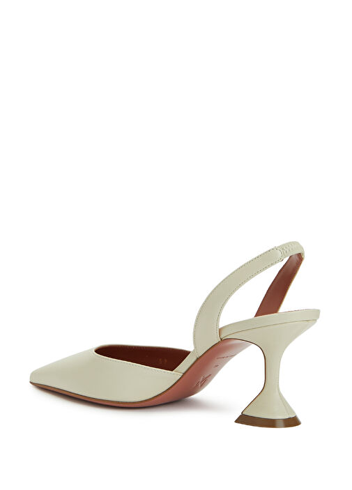 Holli Bej Deri Topuklu Ayakkabı - Görsel 4