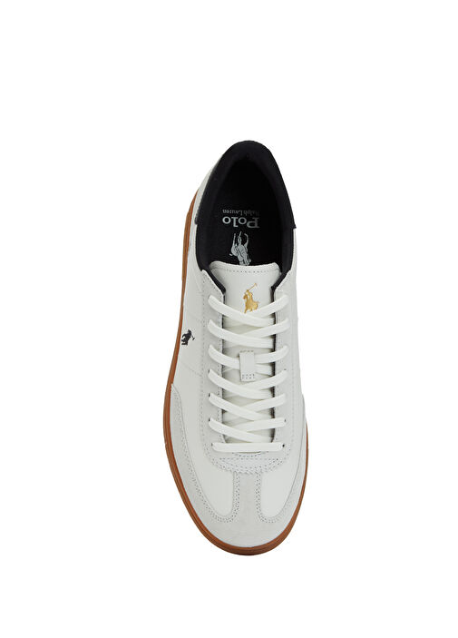Polo Ralph Lauren Polo Ralph Lauren Polo Sport Siyah Beyaz Erkek Deri Sneaker | Beymen Siyah Beyaz - 5. görsel