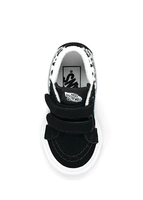 SK8 Mid Reissue Mavi Unisex Çocuk Deri Sneaker - Görsel 3