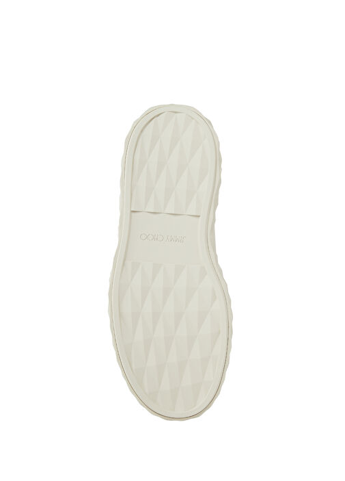Diamond Maxi Beyaz Gold Kadın Deri Sneaker - Görsel 6