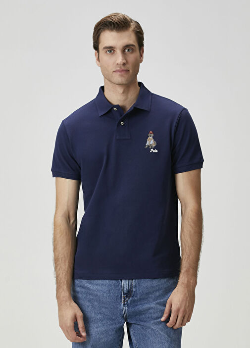 Polo Ralph Lauren Lacivert Erkek Lacivert Polo Yaka T-shirt