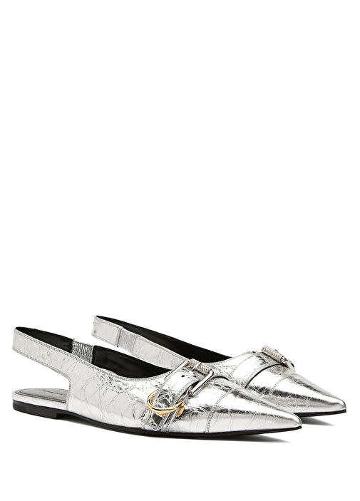 Silver Logolu Deri Babet - Görsel 3