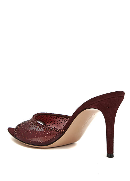 Koyu Kırmızı Kadın Terlik - Görsel 4