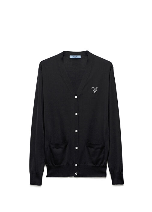 Prada cardigan womens best sale