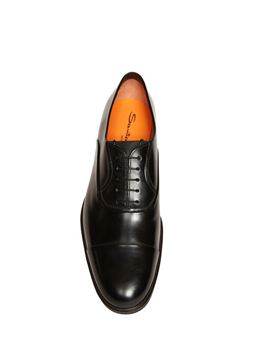 Easy On Siyah Erkek Deri Ayakkabı - Görsel 5