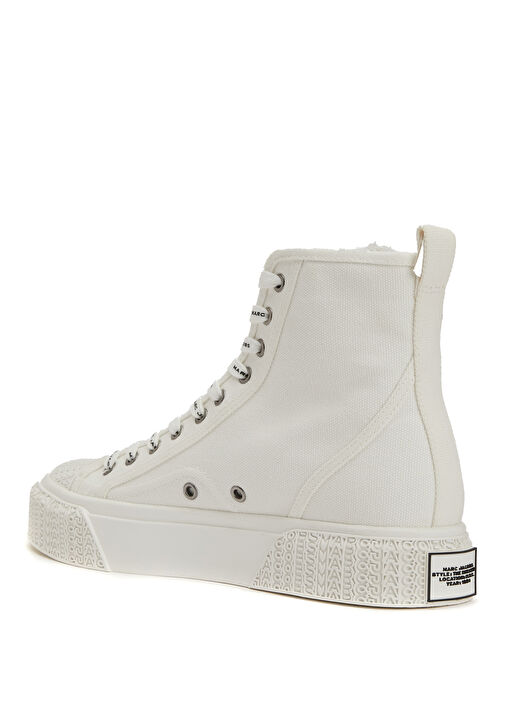 The High Top Beyaz Kadın Sneaker - Görsel 4