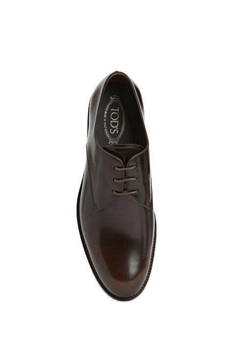 Koyu Kahverengi Erkek Deri Ayakkabı - Görsel 5