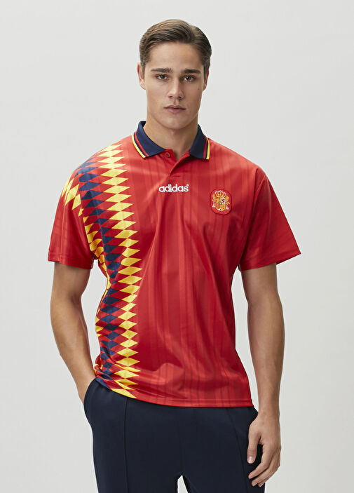 Adidas Kırmızı Erkek Spain Home Jersey 1994 Kırmızı T-shirt