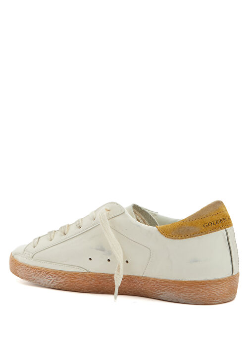 SStar Kahve Beyaz Kadın Deri Sneaker - Görsel 4