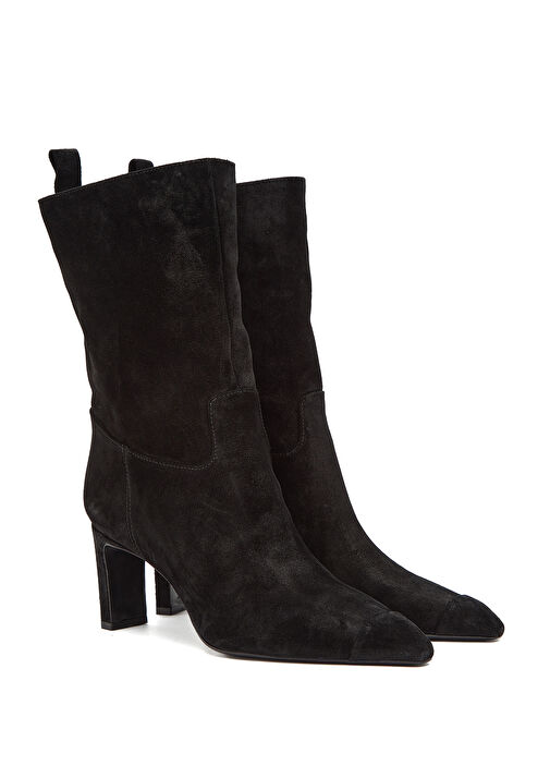 Siyah Kadın Süet Bot - Görsel 3