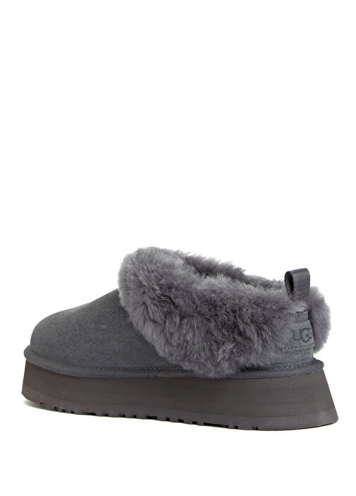 Tazzelle Koyu Gri Kadın Deri Bot - Görsel 4