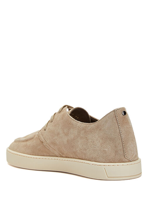 Canali Bej Canali Deri Erkek Sneaker