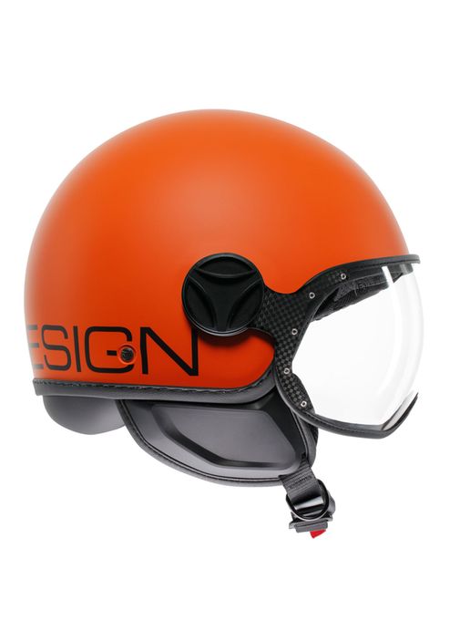 Momodesign - Fgtr Classic Matt Orange Black Açık Motosiklet Kaskı