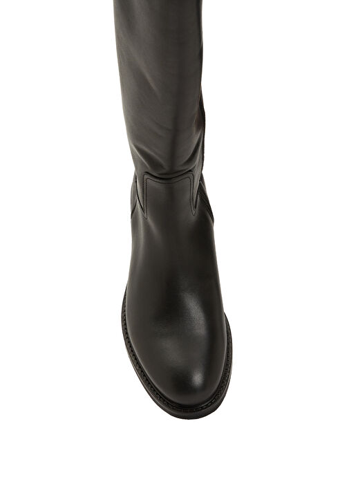 Siyah Kadın Deri Çizme - Görsel 5