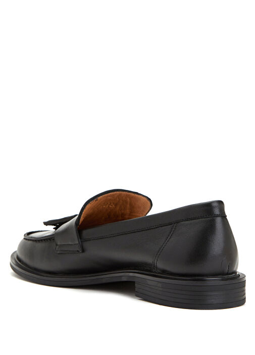 Divarese Divarese Siyah Kadın Deri Loafer Beymen'de! Siyah - 4. görsel