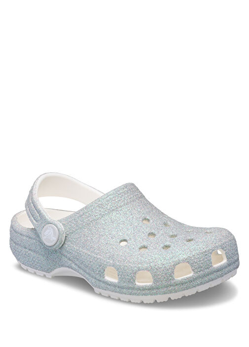 Classic Iridescent Beyaz Çocuk Terlik - Görsel 7