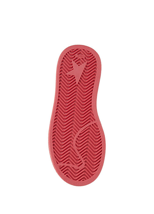 Ball Star Beyaz Pembe Çocuk Deri Sneaker - Görsel 6