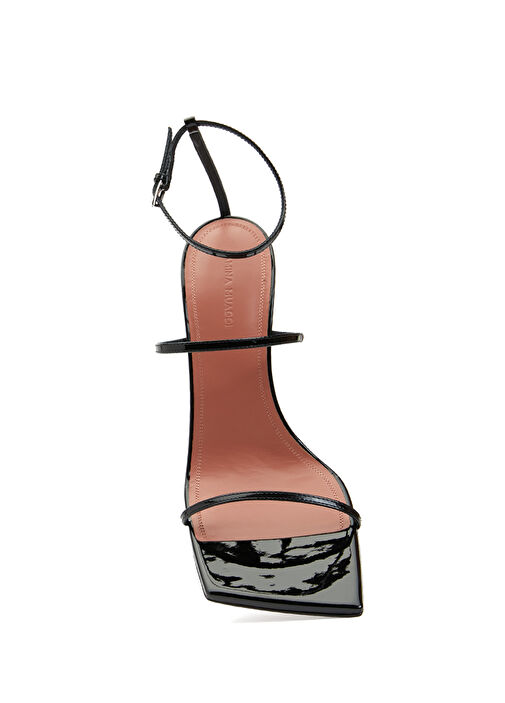 Maya Siyah Kadın Deri Sandalet - Görsel 5