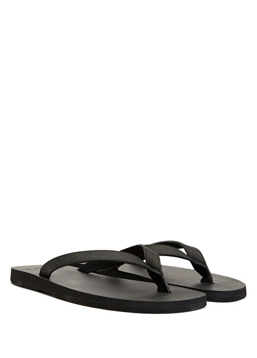 Siyah Erkek Deri Terlik - Görsel 3