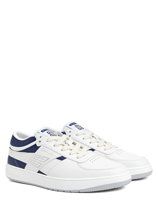 G Move Lacivert Beyaz Erkek Deri Sneaker - Görsel 3