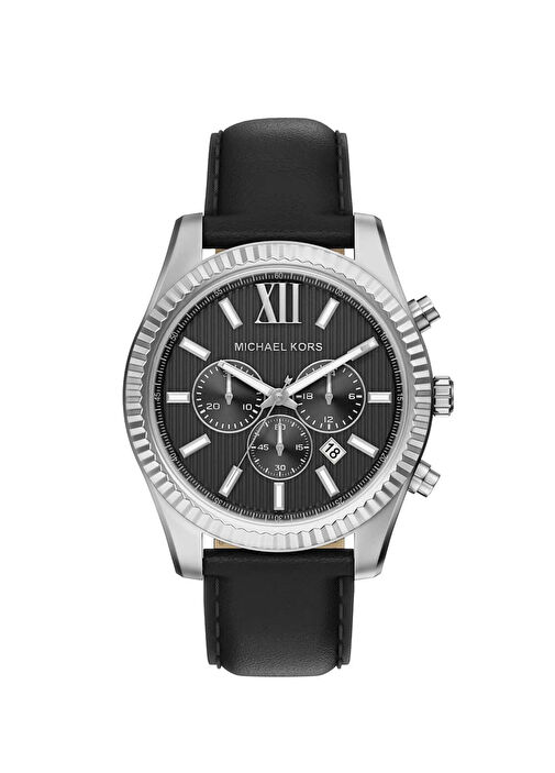 Michael Kors Siyah Erkek MK9256 Siyah Deri Erkek Kol Saati 1940276