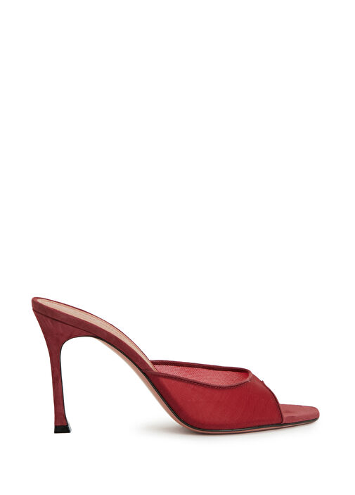 Alexa Mesh Bordo Kadın Terlik - Görsel 2