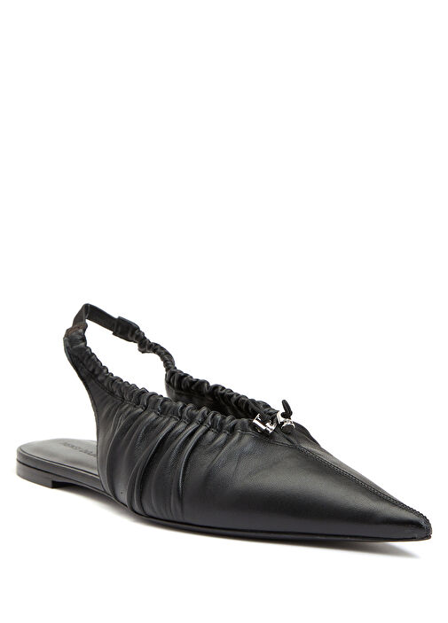 Siyah Deri Babet - Görsel 3