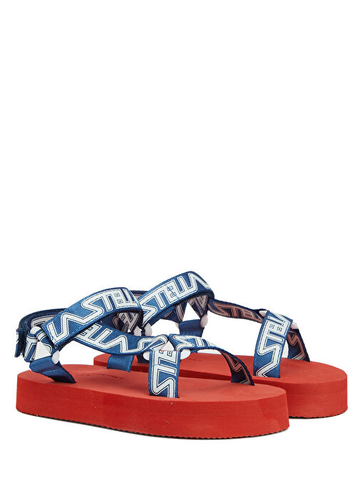 Çok Renkli Logo Baskılı Erkek Çocuk Sandalet - Görsel 3