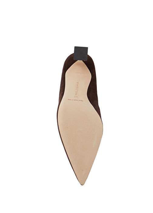 Miralonepla Koyu Kahverengi Kadın Süet Çizme - Görsel 6