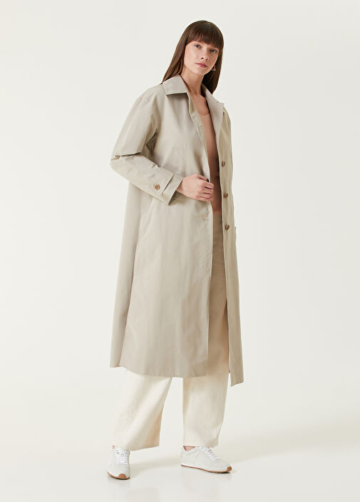 Aspesi Sand Trench Coat Sand