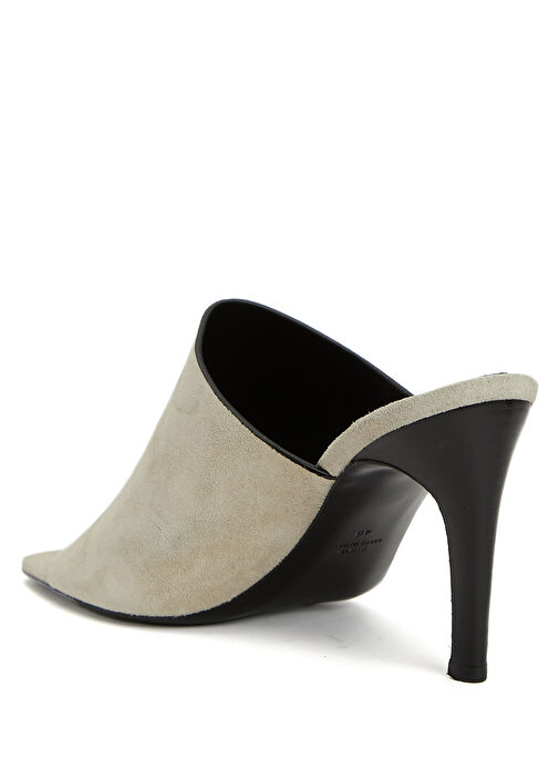 Bej Kadın Deri Sandalet - Görsel 4