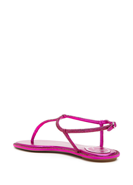 Diana Fuşya Taşlı Kadın Sandalet - Görsel 4