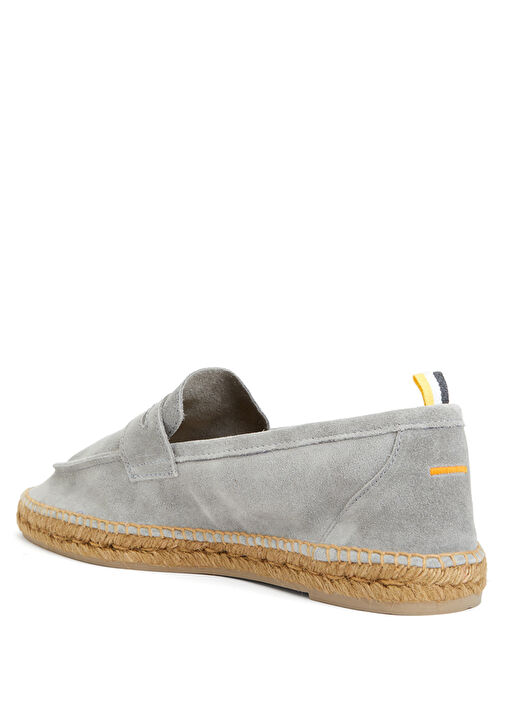 Nacho Açık Gri Erkek Deri Espadril - Görsel 4