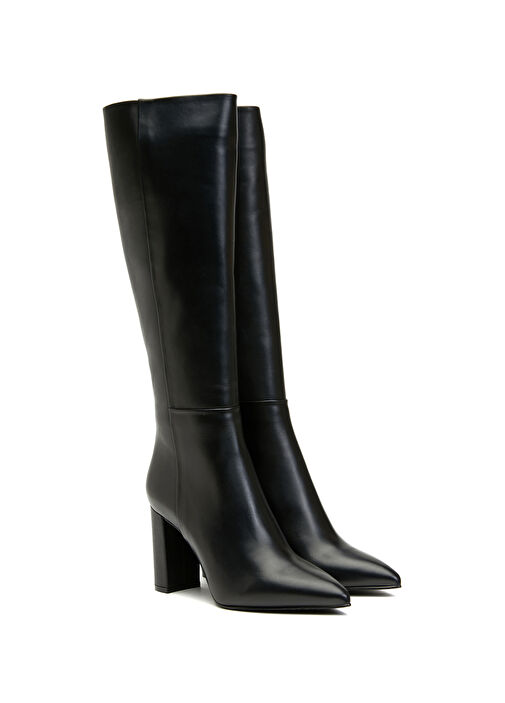 Siyah Kadın Deri Çizme - Görsel 3