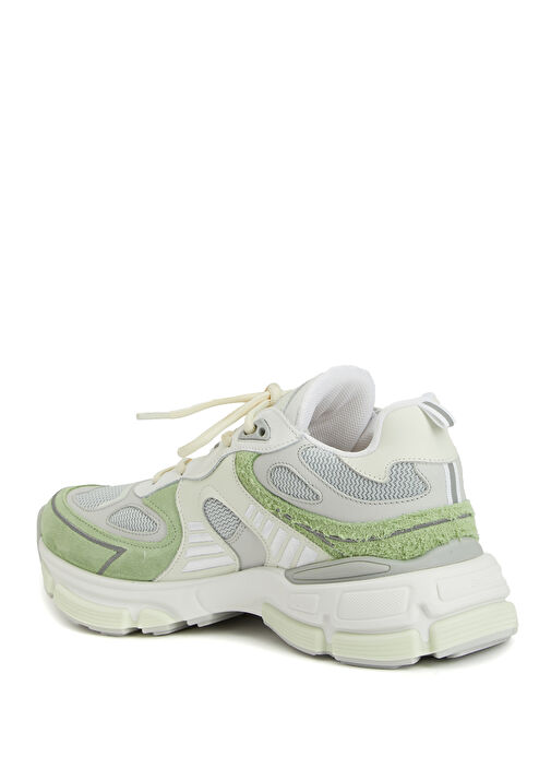 Sphere Beyaz Yeşil Kadın Deri Sneaker - Görsel 4