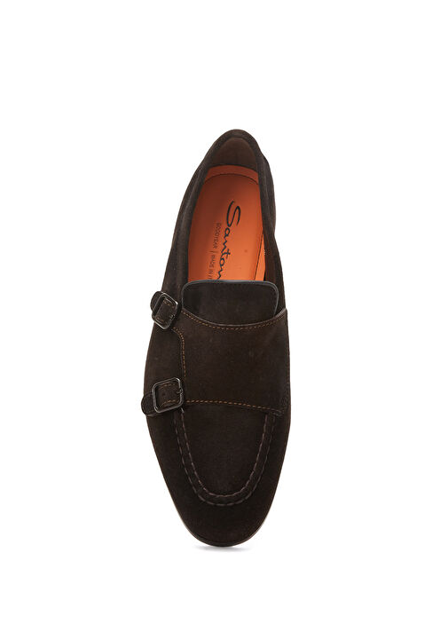 Santoni Santoni Koyu Kahverengi Carlos Kahverengi Erkek Deri Loafer | Beymen Koyu Kahverengi - 5. görsel