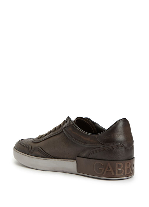 Portofino Kahverengi Erkek Deri Sneaker - Görsel 4