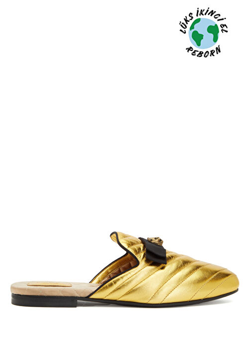 Beymen Reborn Gold Beymen Reborn Gucci Kadın Terlik