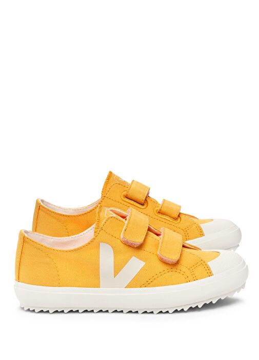 Turuncu Logolu Unisex Çocuk Organik Pamuk Sneaker - Görsel 2