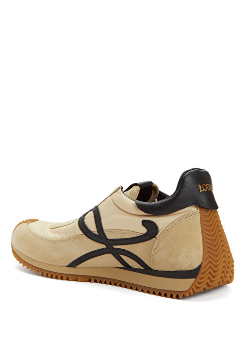 Bej Erkek Deri Sneaker - Görsel 4